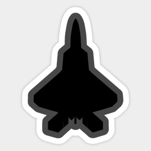 F-22 Raptor Silhouette Sticker